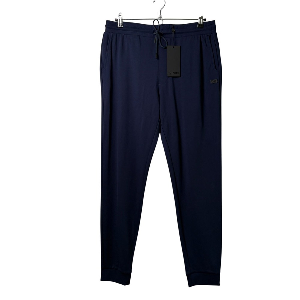 CUTS Clothing Concorde Jogger Pants Size L Blue Casual Athleisure Stretch NWT